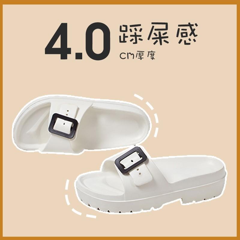 Fashion Litfun Women's Fashion Platform Sandals 2025 Summer New Outdoor Antiskid Beach Slippers With Adjustable Buckle Cozy House Slides