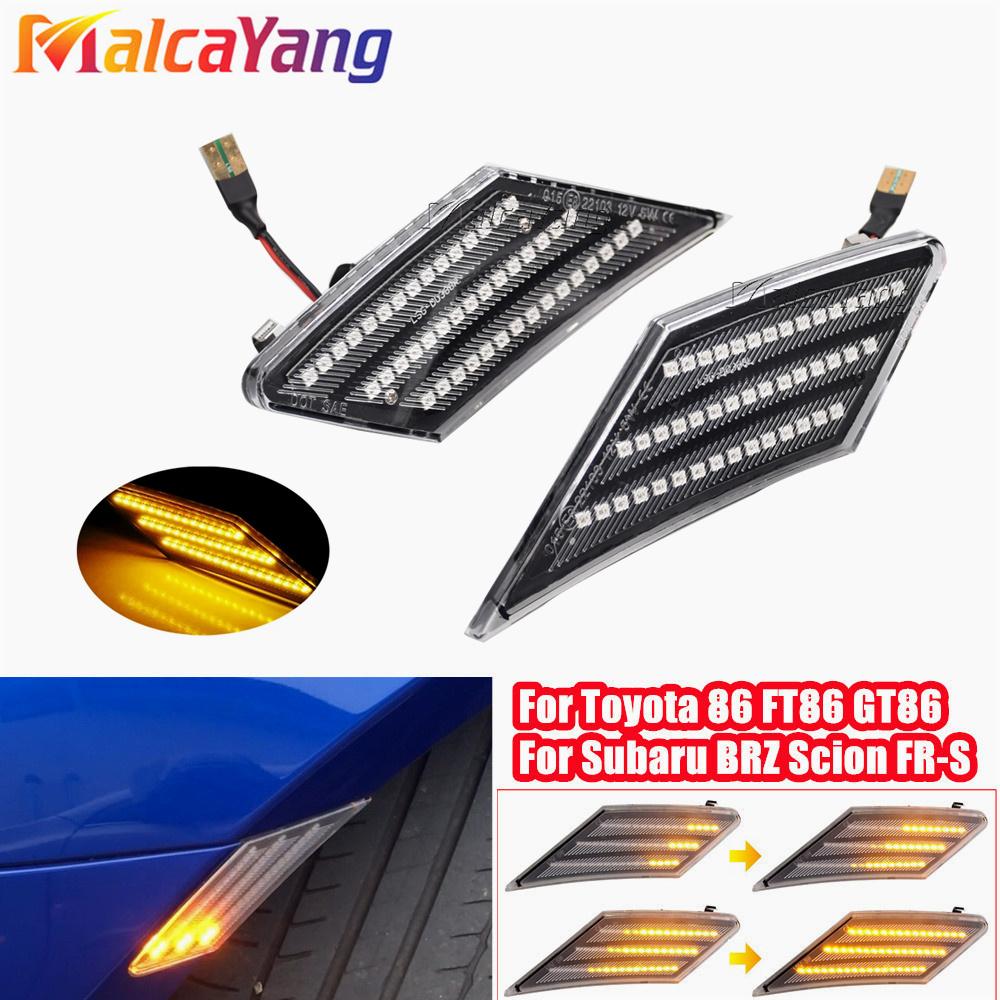 

Led Running Light W/Turn Signal Blinkers Lights For Toyota GT86 FT86 For Scion FR-S For Subaru BRZ 2013- Car-styling Dynamic Crystal
