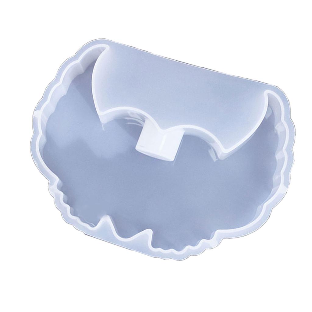 Epoxy Candlestick Silicone Mold Candle Base Mould Heart Shaped Candle Holder Molds Ornaments Home Decorations Mould