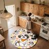 Cute Shih Tzu Pattern Round rug,Carpet Rug for Living Room Bedroom Playroom ,Non-slip Floor Mat,Holiday Gifts and Birthday Gifts.