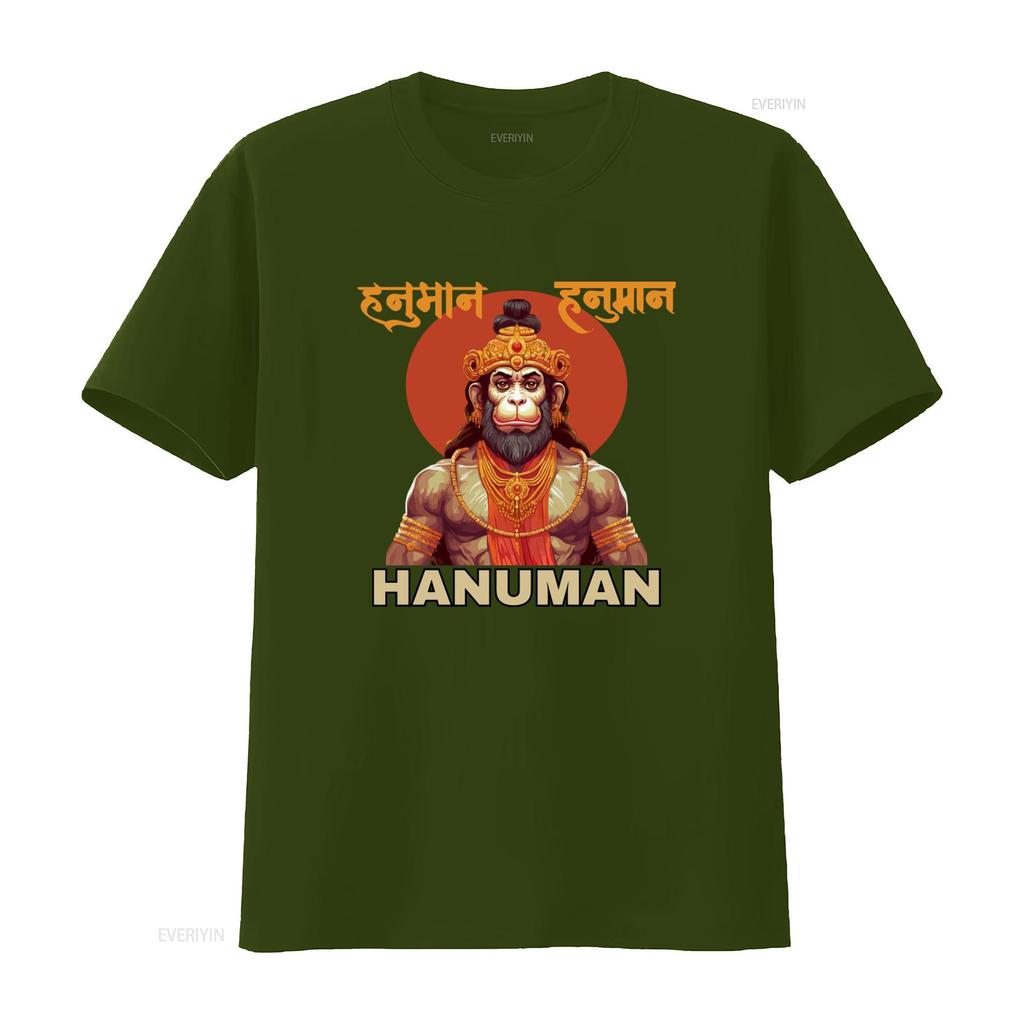 Hanuman Hindu Monkey God T Shirt Lord Design Indian Ramayana Spiritual Religious Mythology vintage Washed streetwear Unisex
