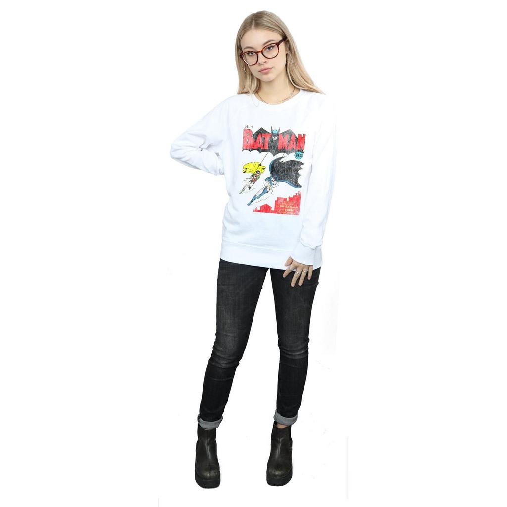 DC Comics Womens/Ladies Batman Issue 1 Cover Sweatshirt