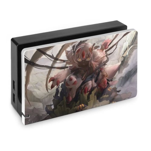 Made In Abyss Faputa Switch Dock Cover, Switch Base Protective Shell, Stylish, Slim, Lightweight Protective Case for Switch Dock, Console Storage, Eas