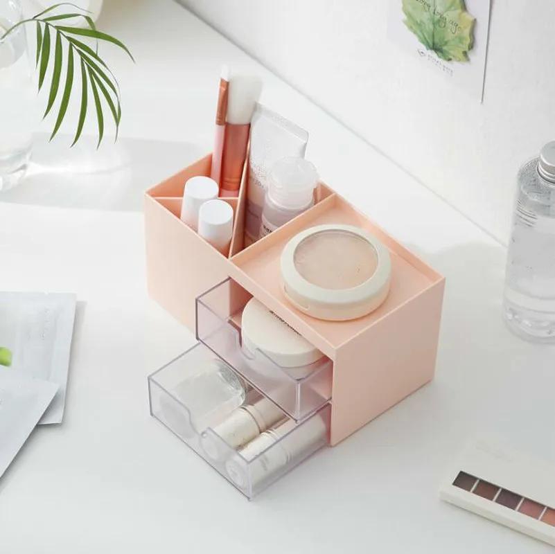 Desk Office Organizer Storage Holder Desktop Pencil Pen Sundries Box Jewelry Stationery Case Makeup Container