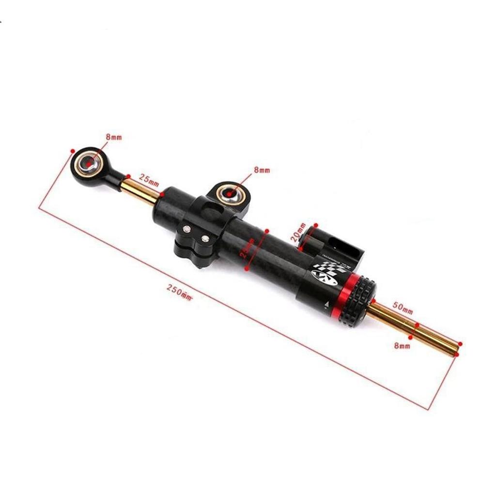 Motorcycle Steering Damper Stabilizer Motorcycle CNC Steering Damper Stabilizer Fits Kawasaki NINJA250/300 2013-2018 Mounting