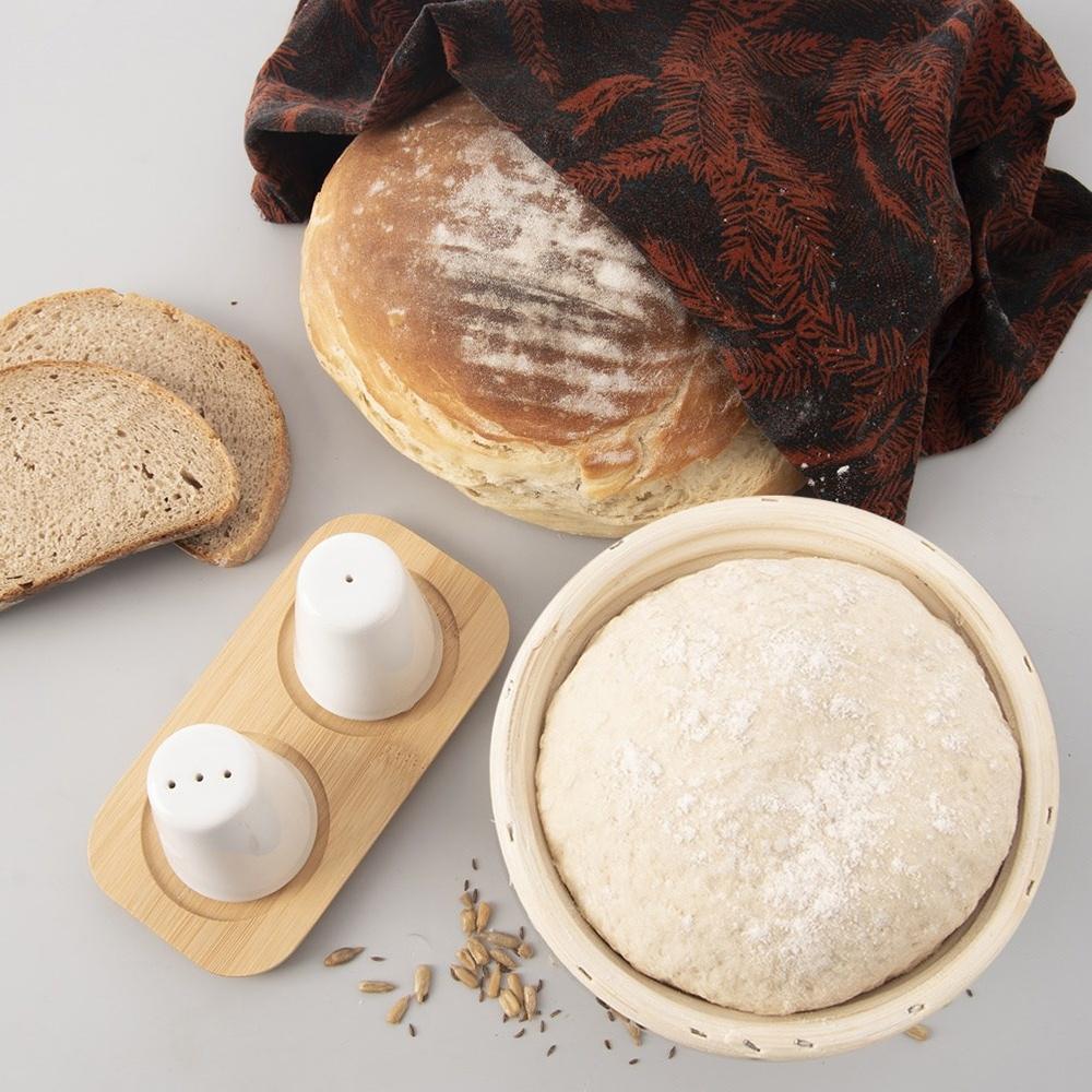 Koszyk Rattanowy do Wyrastania Formowania Chleba Ciasta na Bochenek 1,2kg