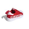 Adidas Originals Superstar 360 X Comfortable Low top Skateboard Shoes Red Infant And Toddler EG3407