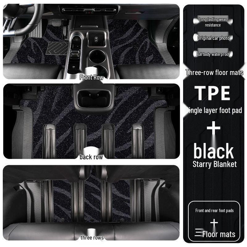 Lynk & Co 900 TPE Floor Mats 2025: Full Coverage Decorative Interior Car Accessories