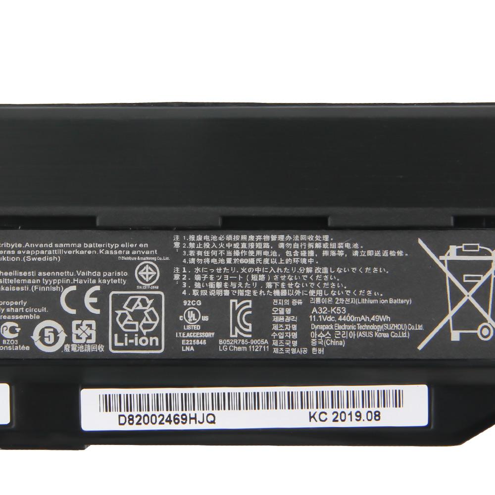 NEW Replacement Battery For ASUS A53S X44H K43S X53E X43B X54H X53S X43S X84H K53SA32-K53 A42-K53 A31-K53 Laptop Battery