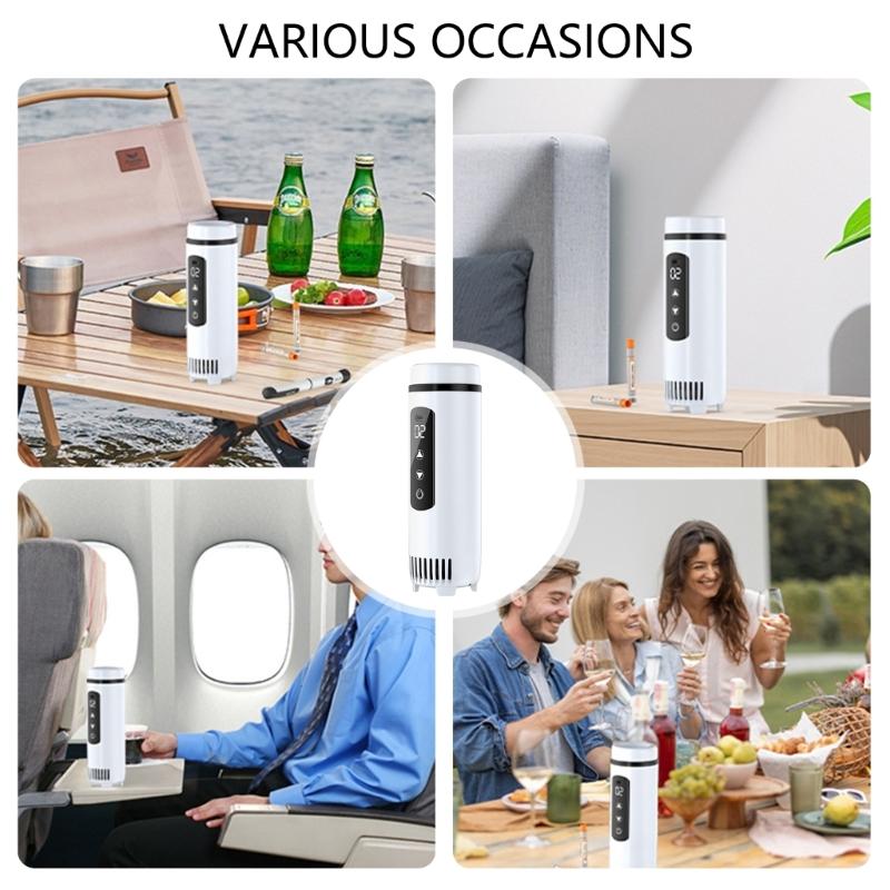 Mini Refrigerated Insulin Storage Box Car Friendly Lightweight ABS Material Safe Temperature Regulation For Diabetic Supplies