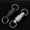 Titanium Release Keychain Detachable Portable Unique Lightweight Car Keyder with Keys for