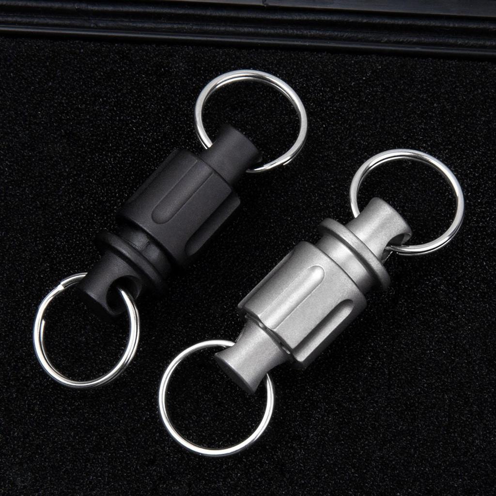 Titanium Release Keychain Detachable Portable Unique Lightweight Car Keyder with Keys for