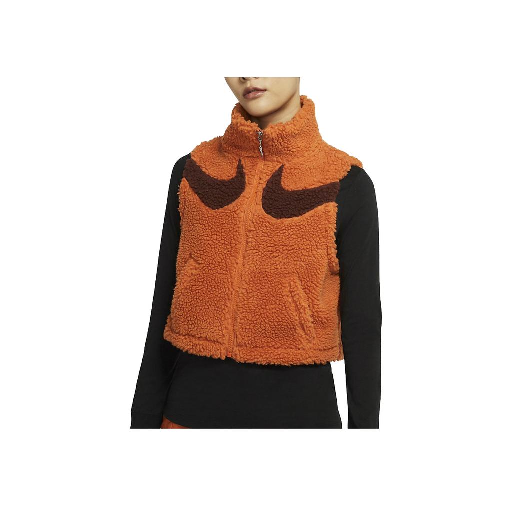 Nike Sportowa Casualowa Ciepła Kamizelka ze Stójką Damska Kamizelka DH1092-816