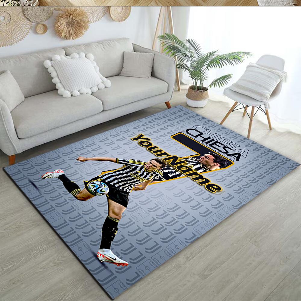 Juventus Customize Your Name Area Rug Suitable for Dormitory Entryway Balcony Study room Antislip Carpet Decorate Offices