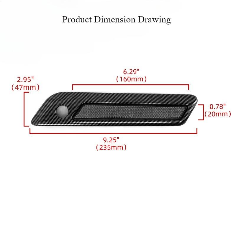 Motorcycle Side Box Lock Cove Side Box Decorative Cover for Harley Davidson Grand Glide Road Wang Street Glide 2014-2024 2025