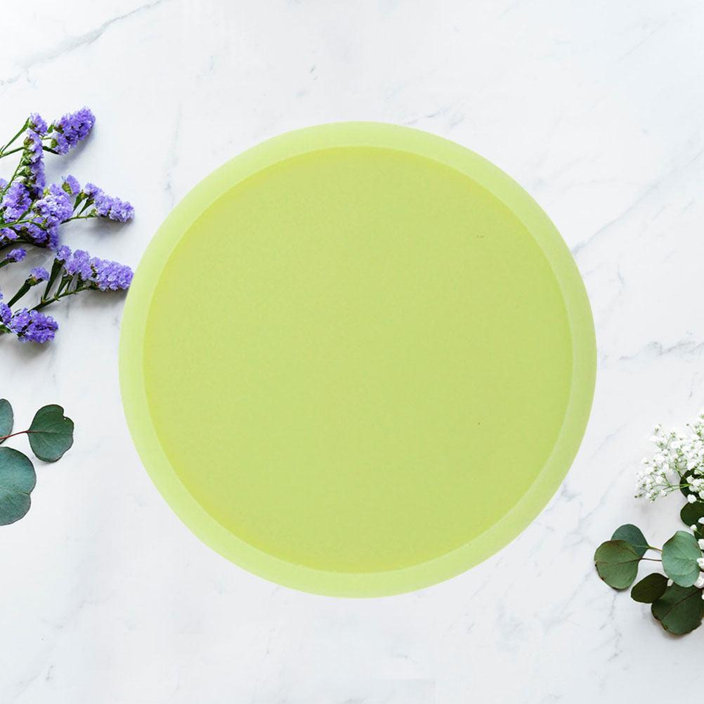 Silicone Fluorescence Cup Coaster Insulation Anti-Slip Kitchen Pad Dirt Resistant Table Protector for Home Office