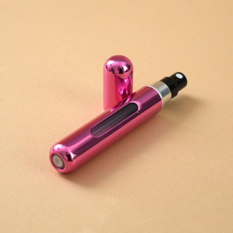 10 ml refillable perfume spray bottle, portable travel size, unscented, PVC-free, metal and plastic , spray bottle for p