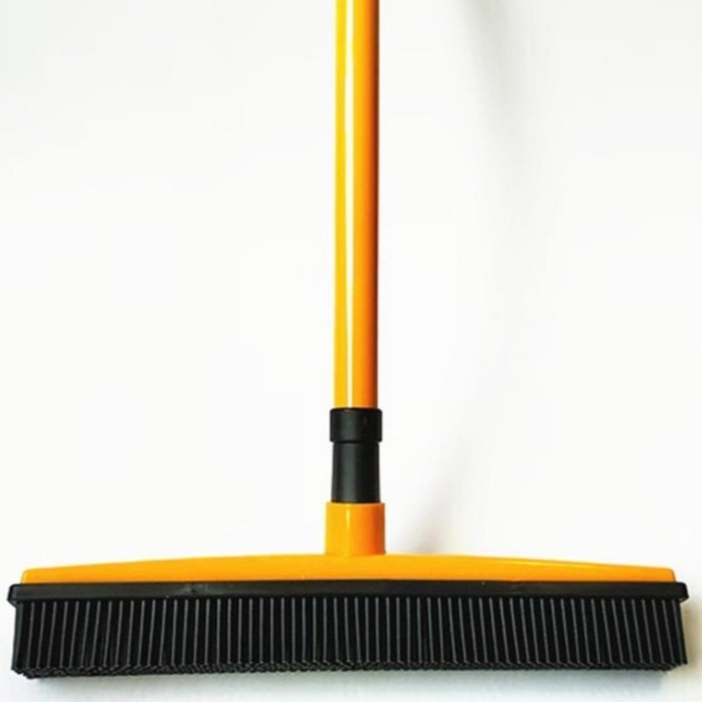 Telescopic Bristles Carpet Broom Hair Lint Removal Magic Clean Sweeper  for Dog and Cat Hair