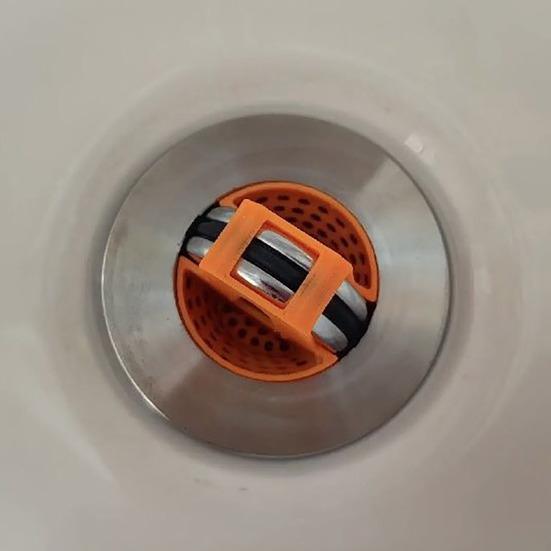 25Pcs 3D Printed Washbasin Filter Hair Catcher Filter 35mm Inlet Sink Water Filter Reusable Drain Strainer for Bathroom Kitchen