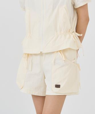 BBC EARTH W Double Out-Pocket Shorts_Ivory