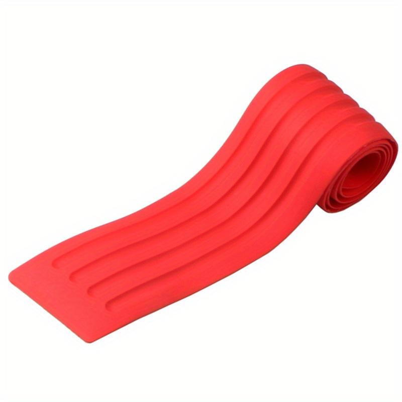1PC 90CM Car Trunk Protection Strip Bumper Anti-collision Anti-rub Rubber Strip Tail Door Decorative Threshold Rear Guard Plate