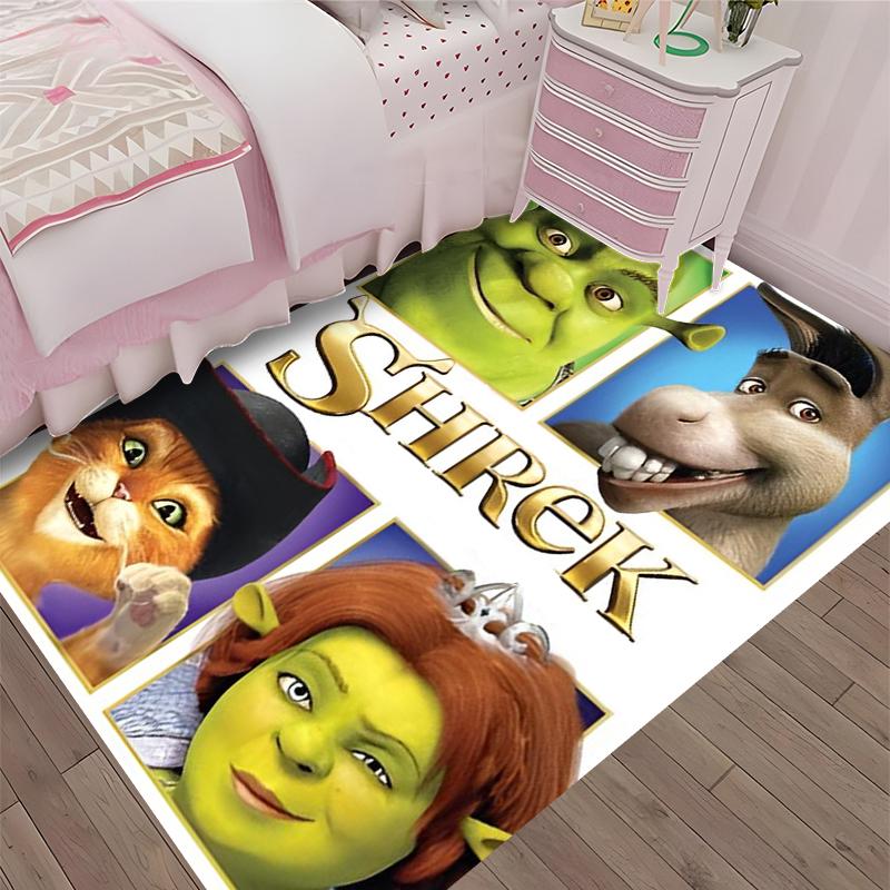 Shrek Printed Carpet, Rug for Office Chair Living Room Bedroom Kitchen Room Decor Gifts.