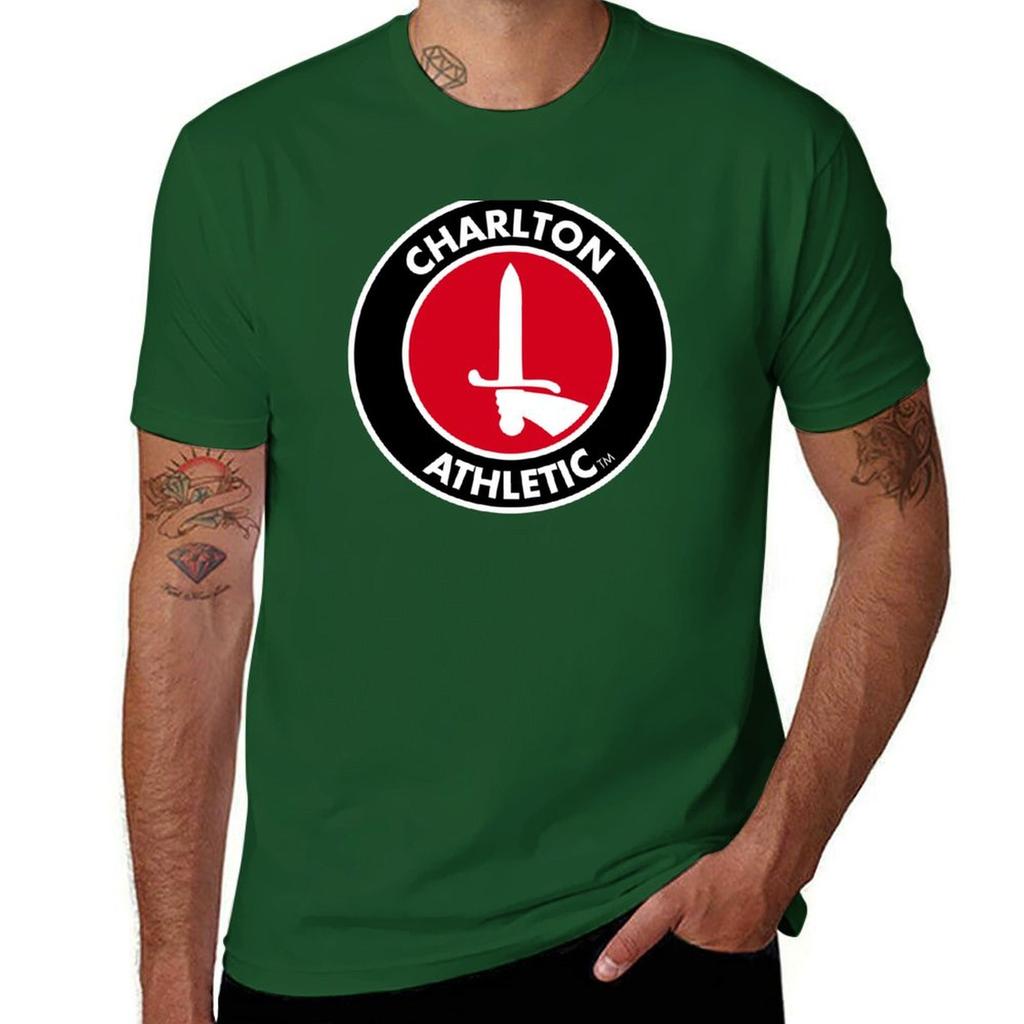 The Charlton Athletic F.C.. Tričko prosté celní estetické oblečení pánská grafická trička anime