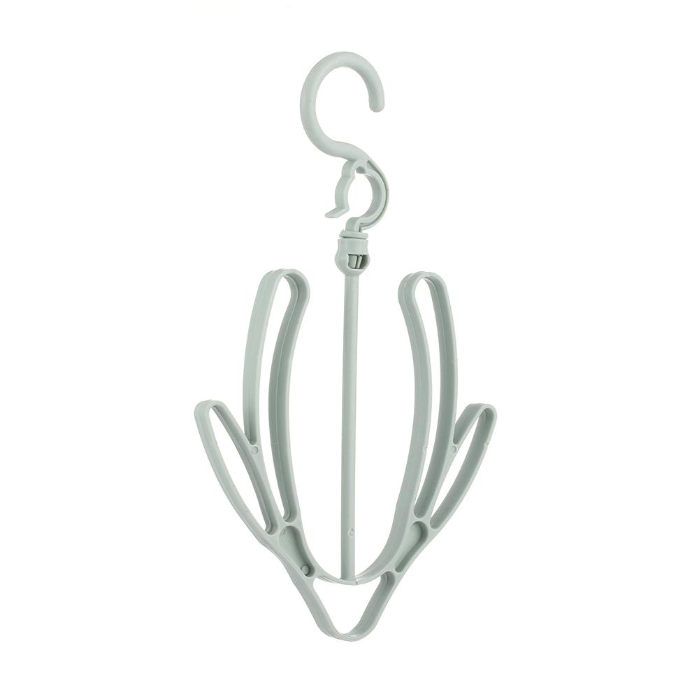 Household Clothes Organizer Storage Shelf Drying Hanger Shoe Racks 2 Hooks