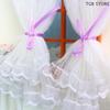 1/12 Lace Curtains Model Dollhouse Bedroom Living Room Decoration Dolls House Furniture Accessories Micro Scene Decor