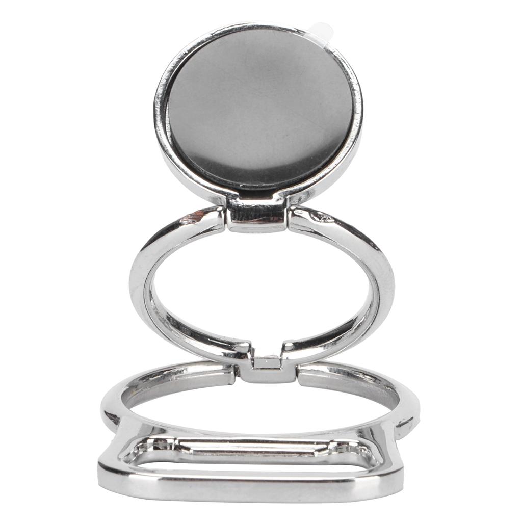 Phone Ring Holder Rotatable Foldable Magnetic Bottle Opener Finger Kickstand StandSilver