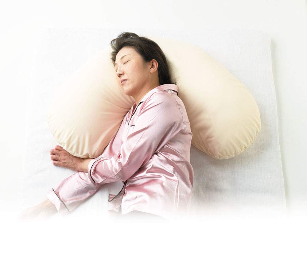 Taika Pillow Sleep Pillow Width 44 X Depth 74 X Height 17cm Pink Exquisite Combination of Tiny Beads and Cotton SP-C2-PINK