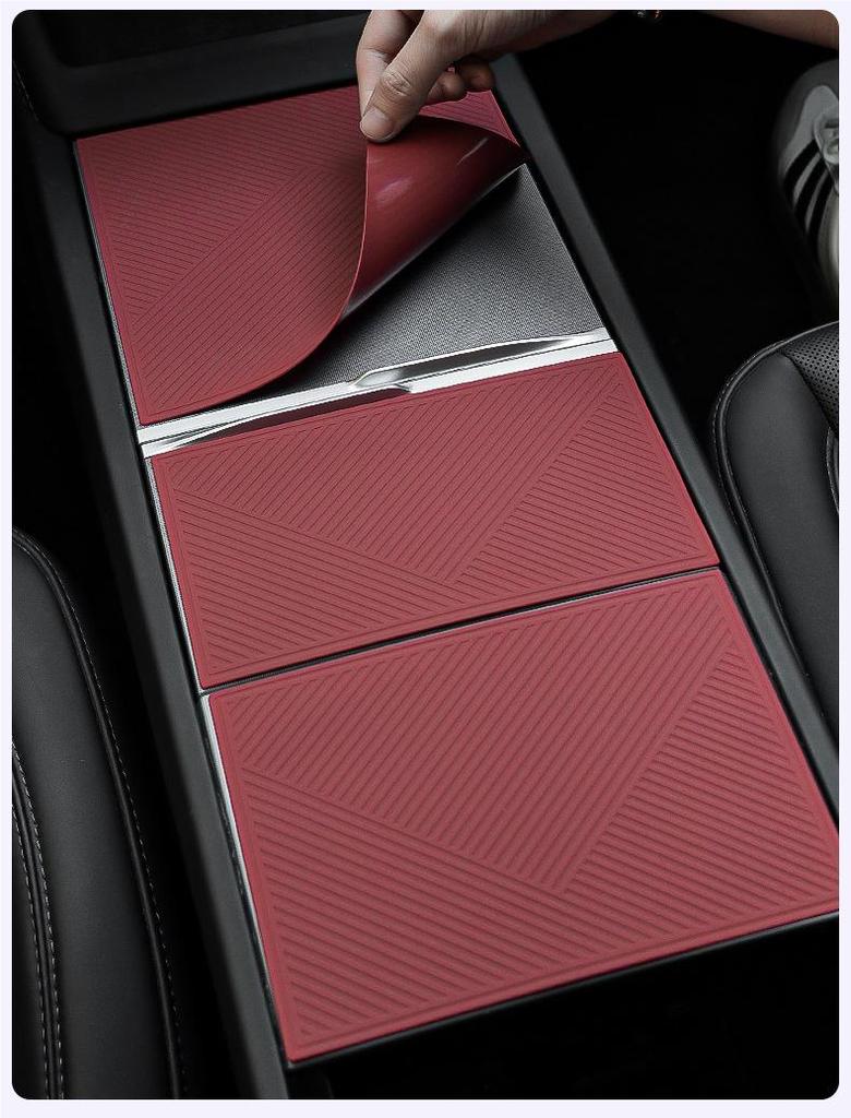 Tesla Model 3/Y Central Control Protective Silicone Pad & Interior Modification Accessory