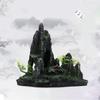 Creative Aquarium Rockery Mountain Decoration Resin Mountain Stone Statue  Gift