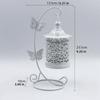 5.31x9.25 in White Hollow Birdcage Lantern white Wedding Decorative Lantern  Window Display