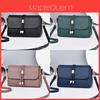 Klasyczna mała torebka crossbody z PU dla kobiet, z designem color block, do codziennego użytku