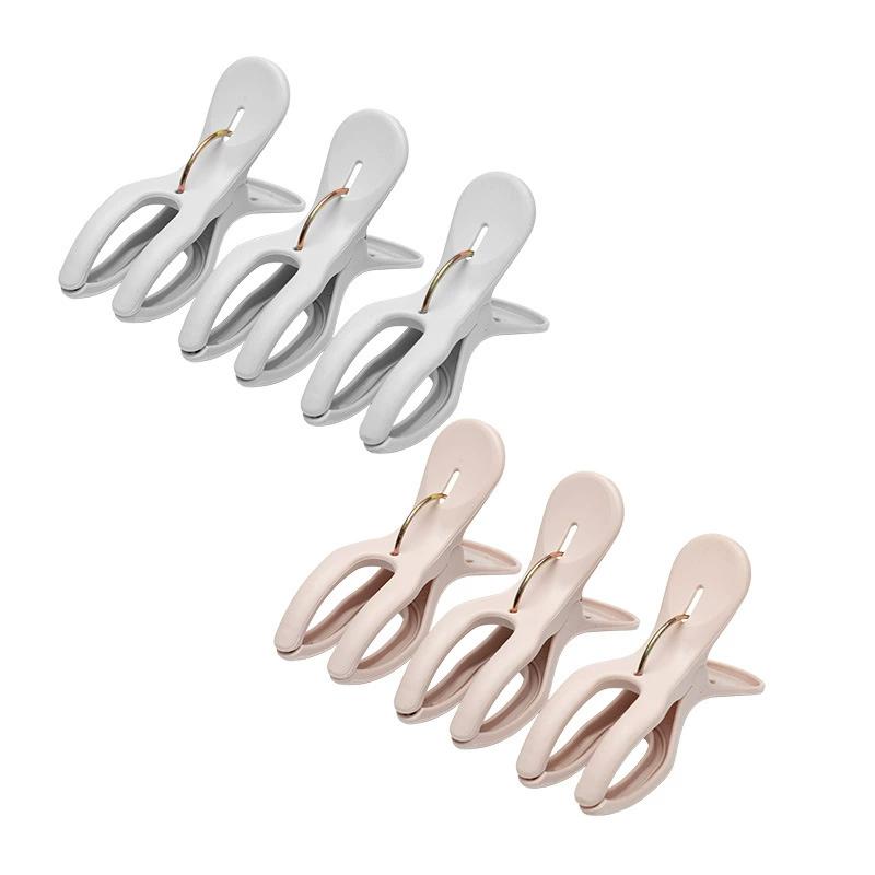 Clips resistentes para edredones y ropa, pinzas de plástico antideslizantes para secado al aire