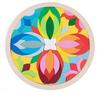 Çocuklar Montessori Gökkuşağı Ahşap Bulmaca Oyuncakları Sanat Eğitici Geometrik Yapboz Hayal Gücü Eğitimi Mandala Blokları Oyuncakları Beyin Oyunları