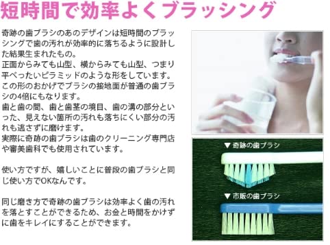 Miracle Toothbrush Pocket-in 10-Piece Set, Cleans Deep Spaces, Pyramid Shape