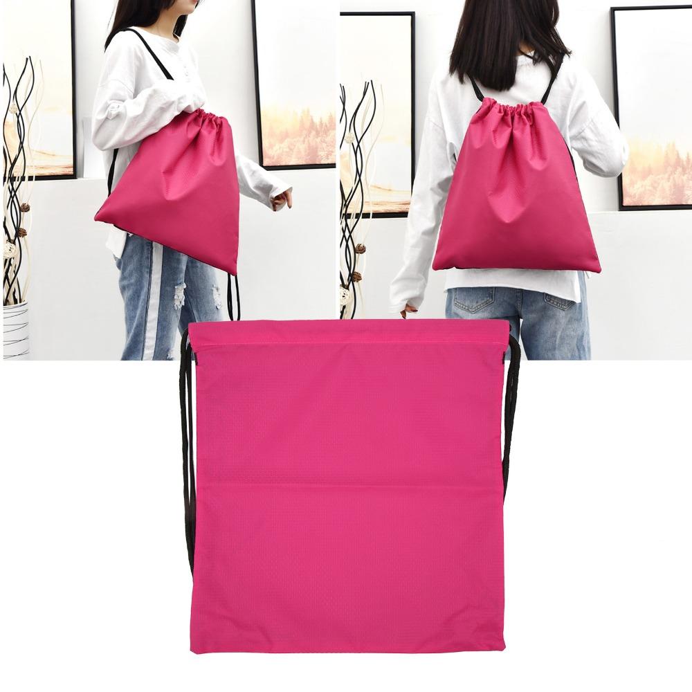 2 Pcs Durable Oxford Cloth Gym Sack Waterproof Lightweight Sports Drawstring Backpack Drawstring Backpack Outdoor Sports