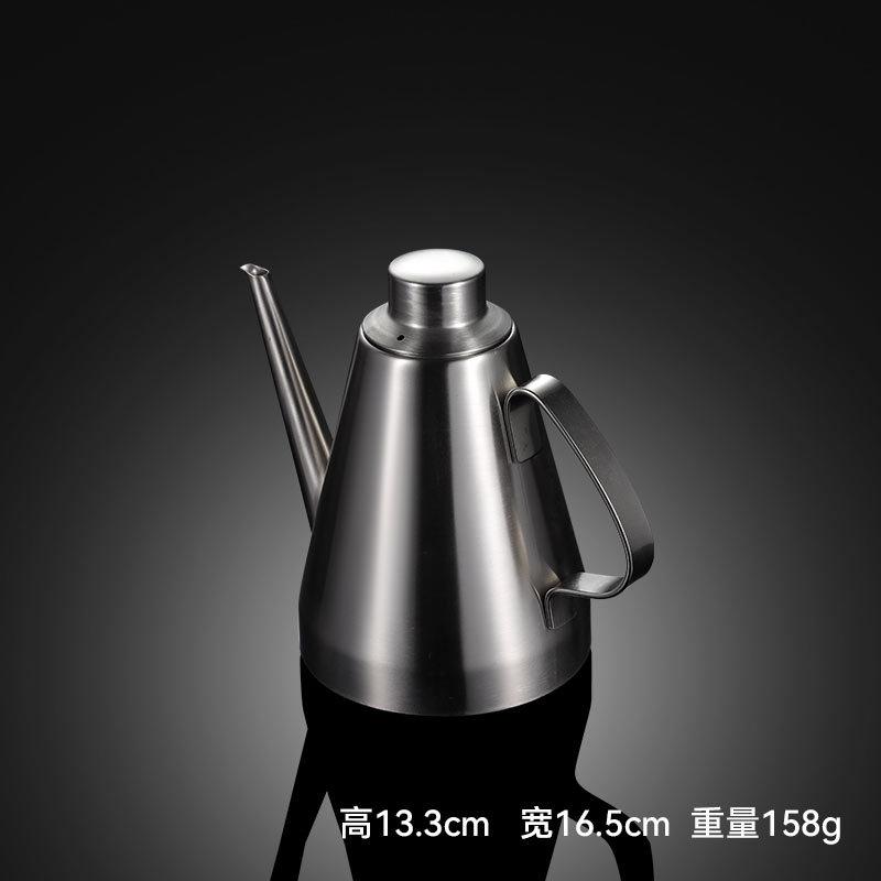 304 stainless steel gentleman oil pot multi-specification anti-drip oil bottle sauce bottle kitchen practical gadget housewarming