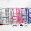 Transparent PVC Backpack for School or Concerts - Large Capacity Bookbag