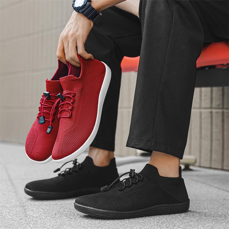 MCTIN New Mesh Women's Sneakers Breathable Match Walking Shoes Summer Wide Toe Barefoot Shoes Men