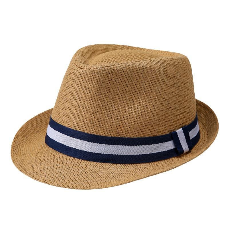 Summer Middle-Aged Sun Visor Out Travel Men Straw Hat Jazz Beach Hat In The Elderly Dad Top Hat