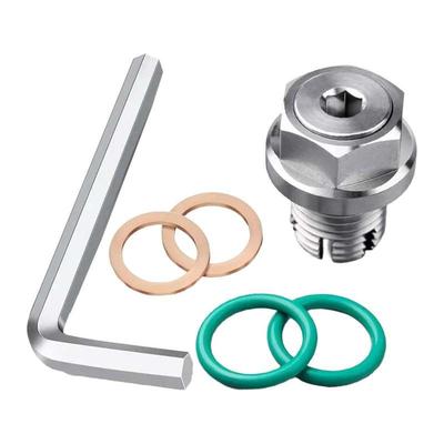 Universal M12.1x1.75 15mm Oversize Piggyback Oil Drain Plug Self Tapping Pan Thread Repair Kit