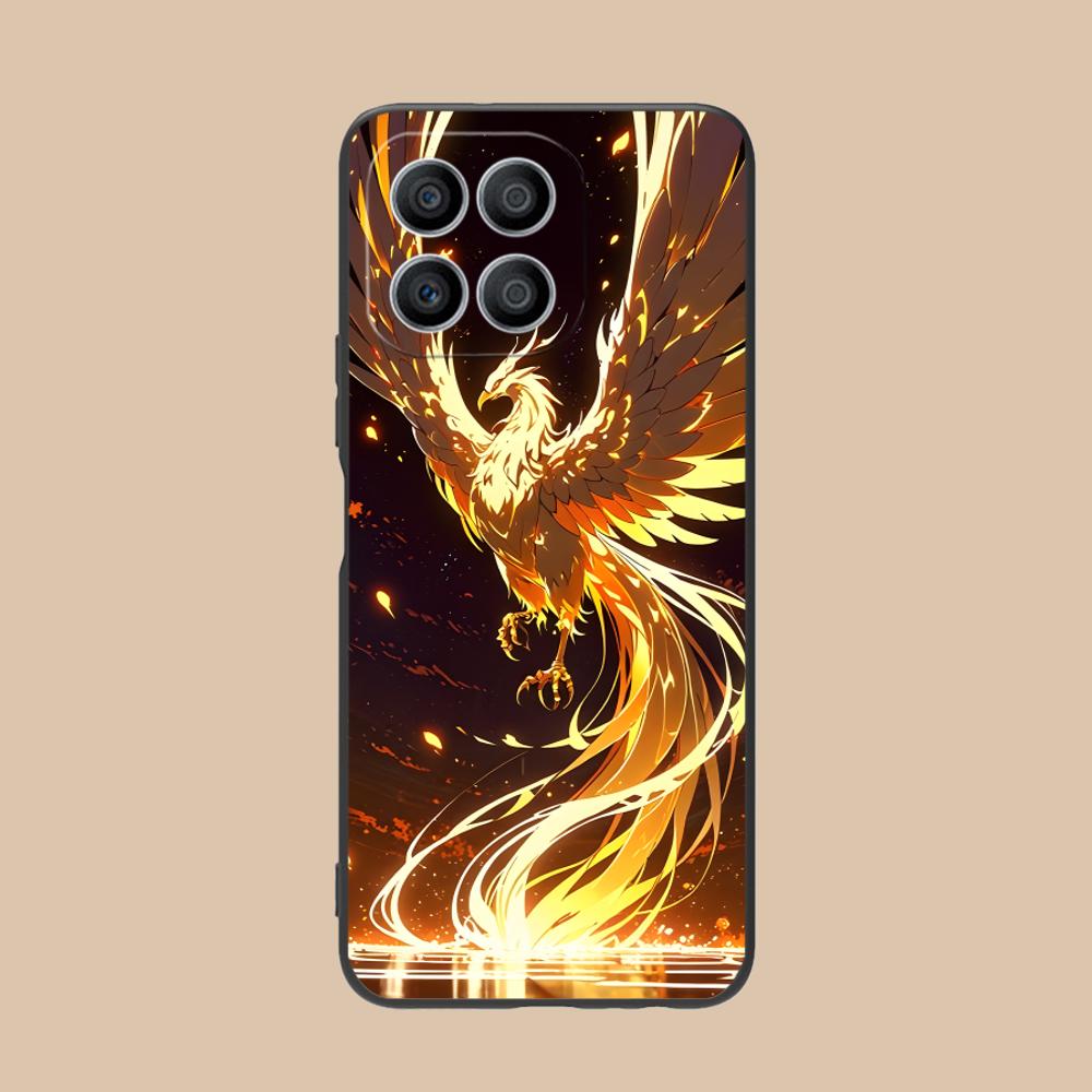 

Роскошный чехол для мобильного телефона Феникс для Honor 90 80 70 60 50 30 20 10 9 8 7 Pro S SE Lite 5G Цветной печатный чехол Красивый Honor 8