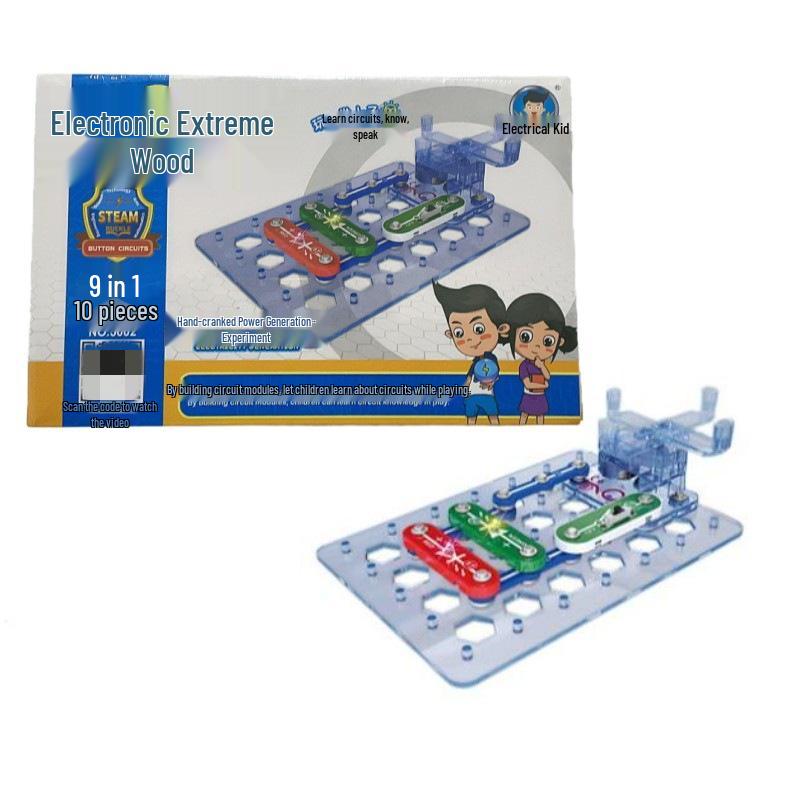 Electric Boy s Water-Powered Electronic Building Blocks Kit - Science Experiment & Educational Toy