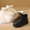 Neue Winter Dick Plüsch Warme Schneestiefel Damen Slipper Flache Absätze Baumwollschuhe Frau Rutschfest Wasserdicht Stiefeletten Weiblich