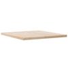 Floor Bed Frame Natural 213.5 x 204 x 9 cm Solid Pine Wood