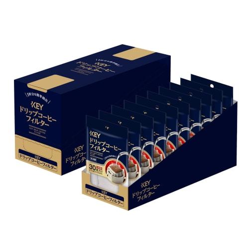 Key Coffee Drip Coffee Filters, 30 Filters X 5 Packs