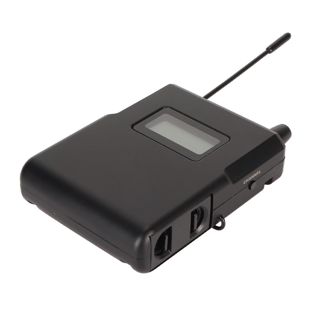 Bodypack Receiver 863 to 865MHz HiFi Sound Portable Earphone Monitor Receiver for Wireless Ear Monitoring System